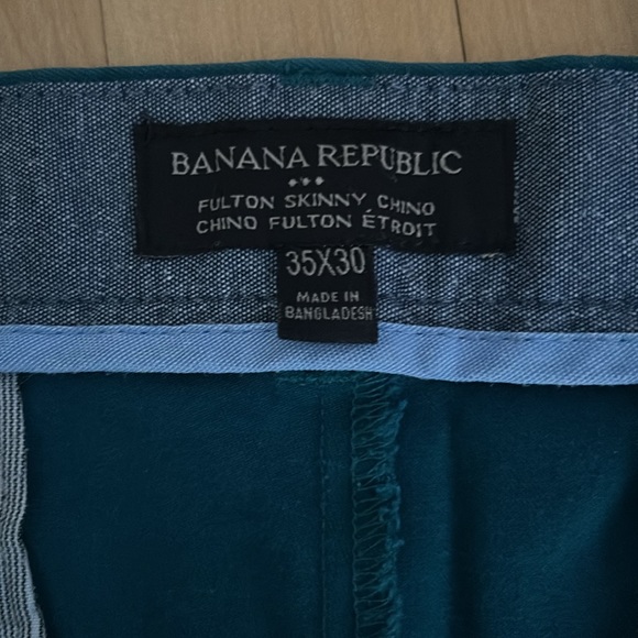 Banana Republic chino turquoise business casual / formal pant. - Picture 4 of 4